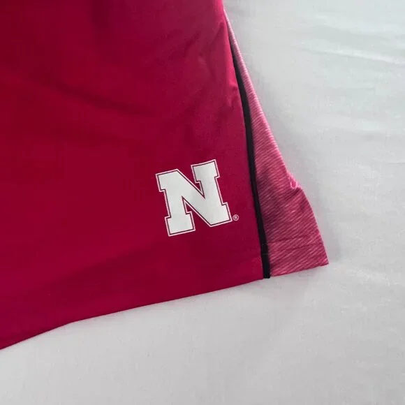 Youth Nebraska Cornhuskers Red Colosseum Logo Shorts – Youth XL - 0216 - Picture 7 of 8